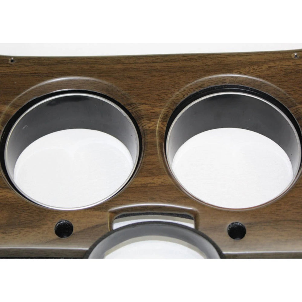 75-77 INSTRUMENT BEZEL-W/A/C-SILVERGRAIN