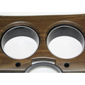 75-77 INSTRUMENT BEZEL-W/A/C-SILVERGRAIN