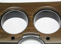75-77 INSTRUMENT BEZEL-W/A/C-SILVERGRAIN
