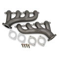 LS Swap Exhaust Manifolds Natural Cast Finish Multi-Fit 2.50 In. Outlet Gen III, Gen Iv Chevrolet LS Engine Hooker BlackHeart