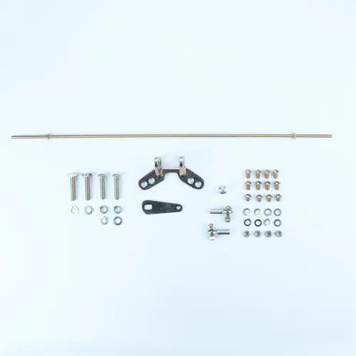 TAIL MOUNT SHIFTER GM TH400 TRANS W/CHROME 12IN SGL BEND LEVER & MUSHROOM KNOB