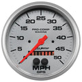 AutoMeter silver gauge