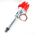 Chevy V8 Billet Marine Dist. w/Blk Cap