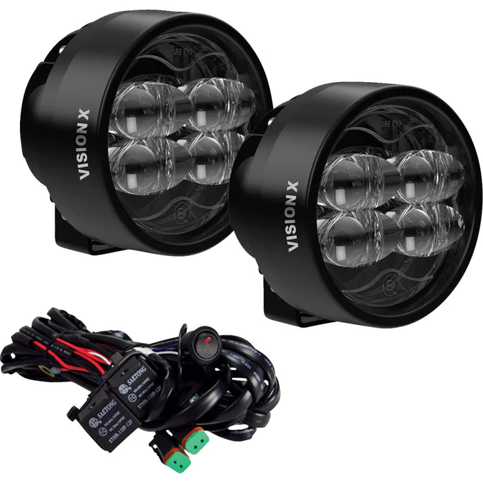 PAIR OF CANNON RACE 4 SAE & ECE FOG