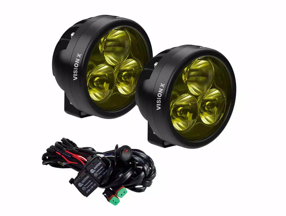 VISIONX CR3 YELW DRIVING LIGHT KIT