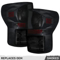 ~(10 lbs. 20X13X11)~ Toyota Tundra 07-13 LED Taillights - Smoked Lens