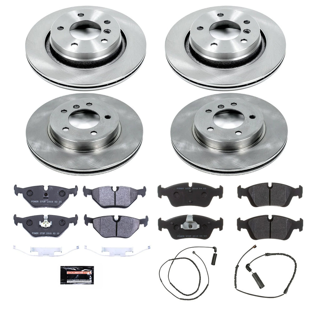 Power Stop 2000 BMW 323i Front & Rear Track Day SPEC Brake Kit