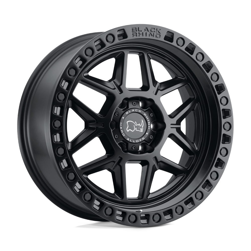 KELSO 20X9.0 6/135 ET12 CB87.1 MATTE BLK W/BLK BOLTS