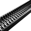 19C SILVERADO/SIERRA 1500/2500/3500 DBLE CAB ALUMINUM HD RUNNING BOARDS BLACK TEXT