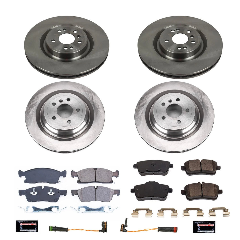Power Stop 2017 Mercedes-Benz GLS450 Front & Rear Autospecialty Brake Kit