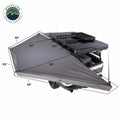Overland Vehicle Systems XD Nomadic 180 LTE - Awning w Lights Grey Body Green Trim Black Travel Cover