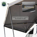 Overland Vehicle Systems XD Nomadic 180 LTE - Awning w Lights Grey Body Green Trim Black Travel Cover