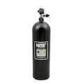 Nitrous Bottle 15 Lb Nitrous Bottle W/ Black Finish & Super Hi Flo Valve Includes Racer Safety Blow-Off & Gauge NOS