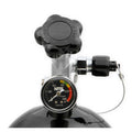 Nitrous Bottle 15 Lb Nitrous Bottle W/ Black Finish & Super Hi Flo Valve Includes Racer Safety Blow-Off & Gauge NOS