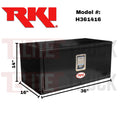 STEEL UNDERBODY 36X14X16 BLK