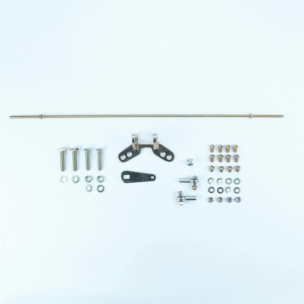 TAIL MOUNT SHIFTER GM TH400 TRANS W/CHROME 6IN STRAIGHT LEVER & MUSHROOM KNOB