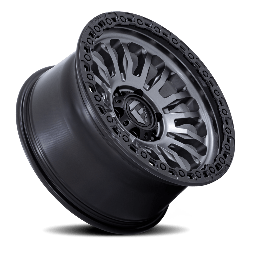D857 18X9 5X5.5 M-GNMTL BLK -12MM