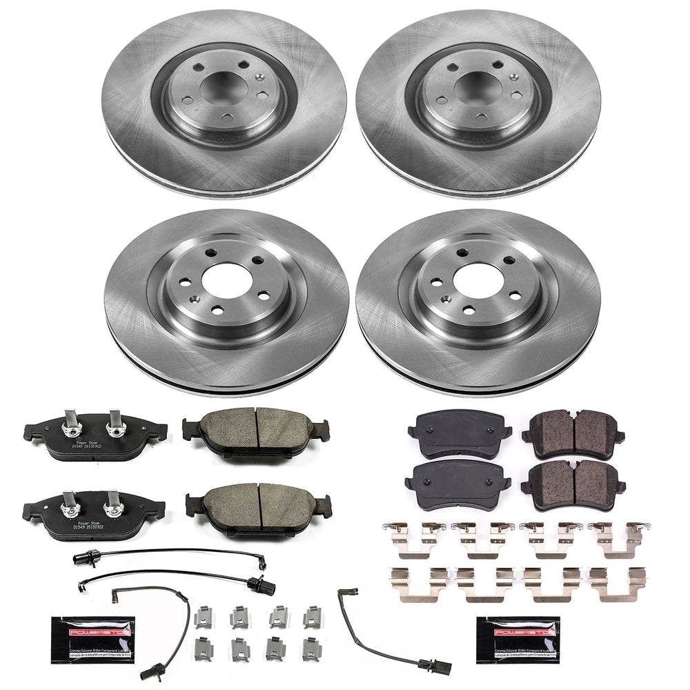 Power Stop 12-16 Audi A6 Quattro Front & Rear Autospecialty Brake Kit