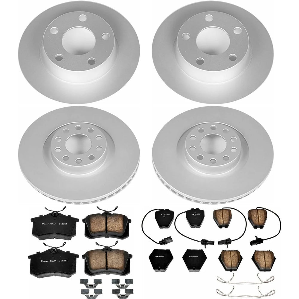 Power Stop 02-04 Audi A6 Quattro Front & Rear Z23 Evolution Sport Coated Brake Kit