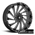 M46 22X7 4X156 G-BLK MILL 00MM