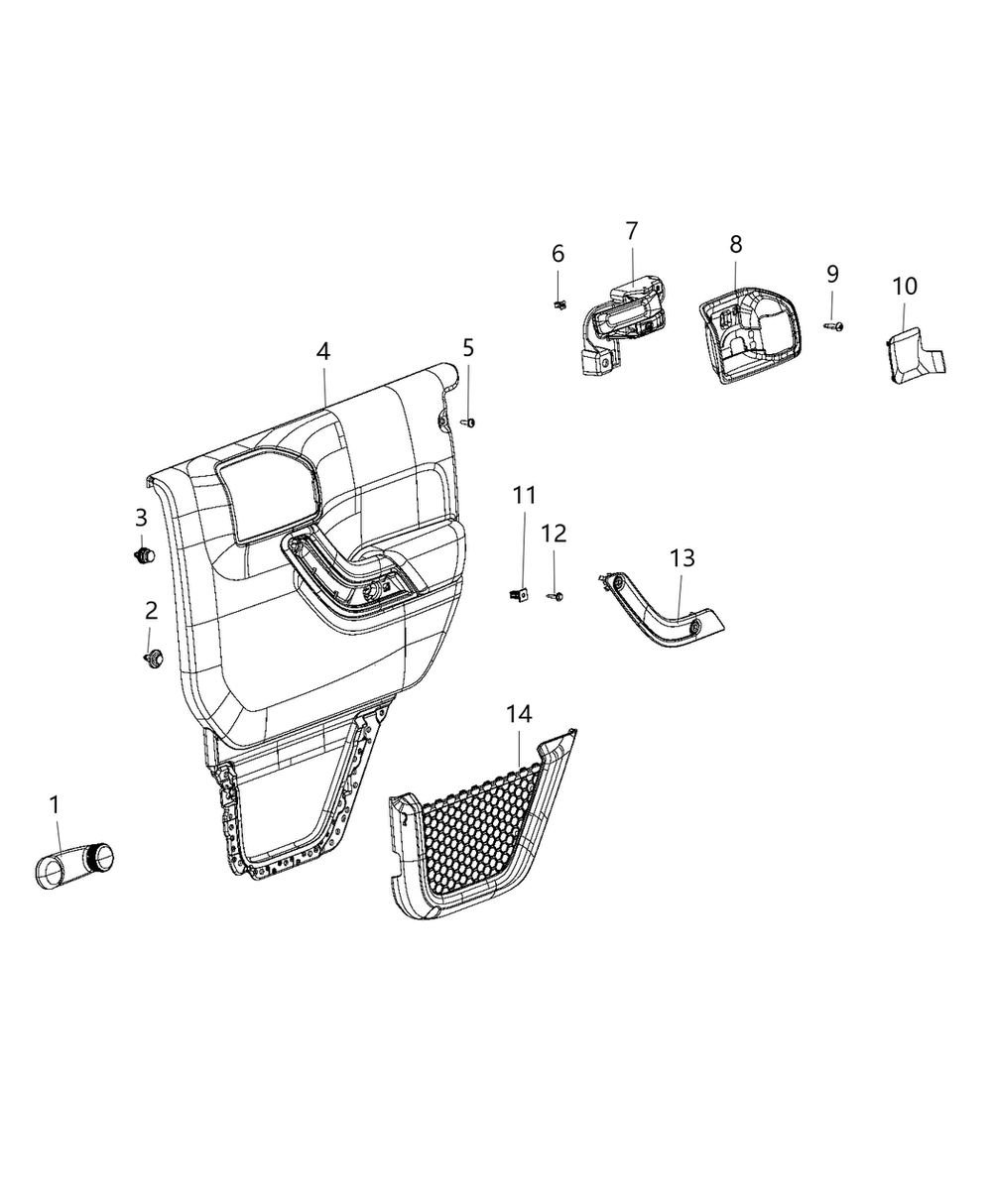 Rear Door Trim