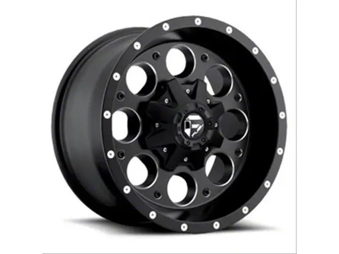 ~(50 lbs. 23X23X13)~ REVOLVER 20x10 8x165.10 MATTE BLACK MILLED (-12 mm)