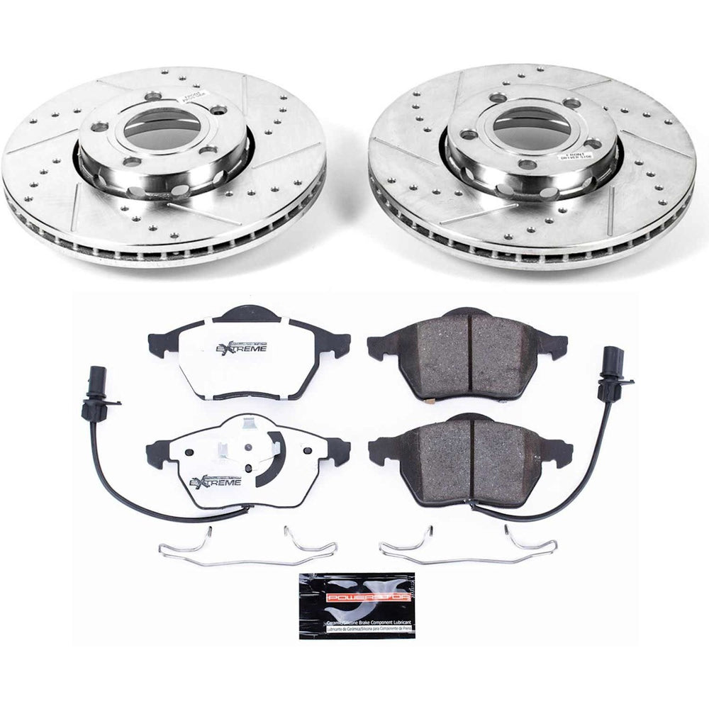 Power Stop 05-06 Audi A4 Front & Rear Z23 Evolution Sport Brake Kit