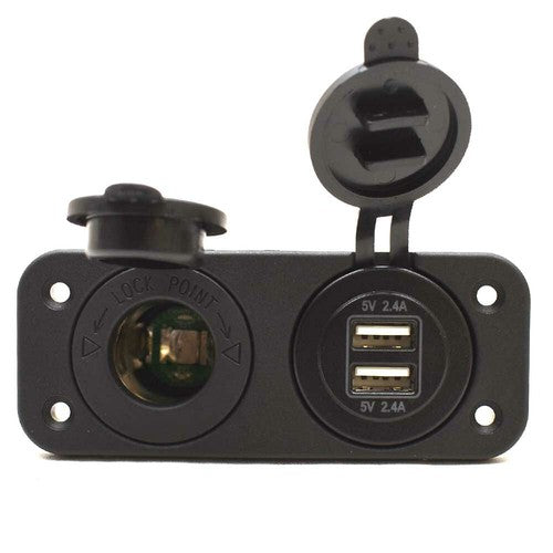POWER SOCKETS AND GAUGES PANEL