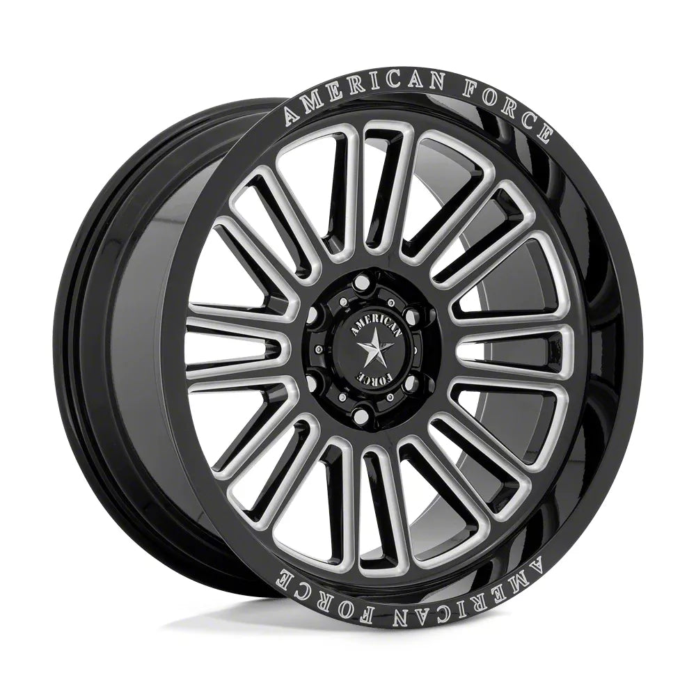 AC003 20X10 6X5.5 G-BLK MILLED -18