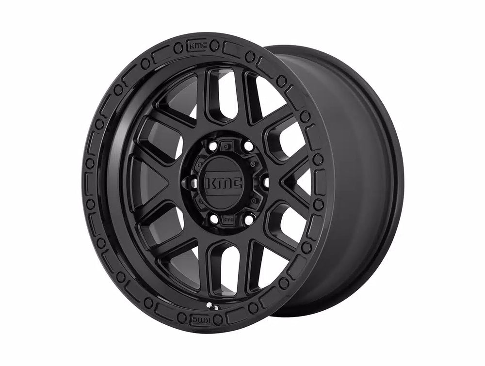 KMC Wheels black auto part