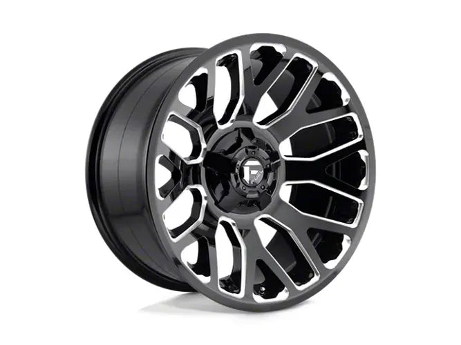 ~(47 lbs. 23X23X12)~ WARRIOR 20x9 8x170.00 GLOSS BLACK MILLED (20 mm)