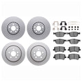 DFC 10-16 Volvo XC60 Front & Rear Geospec Rotors with Euro 5000 Ceramic Brake Pads w/Hardware