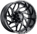 Weld Off-Road W117 20X9 Fulcrum 5X127 5X139.7 ET20 BS5.75 Gloss Black MIL 87.1