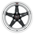 Weld S104 18x8 Ventura 5x127 ET00 BS4.50 Gloss BLK MIL DIA 78.1