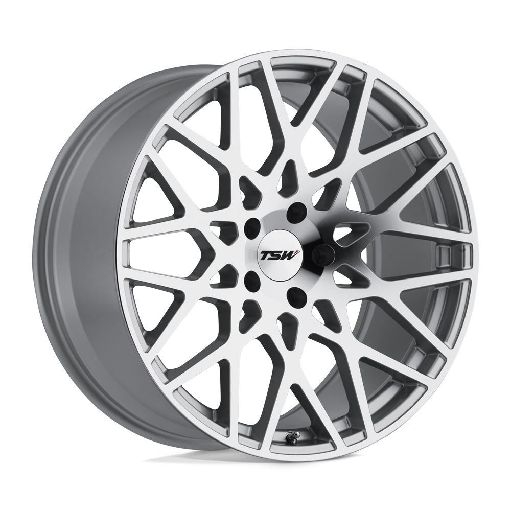 ~(35 lbs. 22X22X10)~ TSW VALE 20x8.5 5/108 ET40 CB72.1 SILVER W/MIRROR CUT FACE