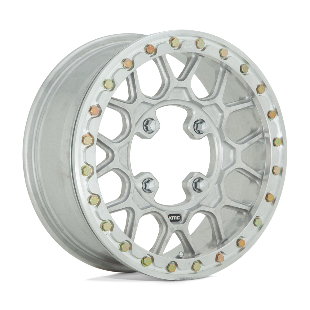 KMC POWERSPORTS KS435 15X6 4X156 RAW-MACH-FRG 38MM - KS43556044538A