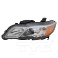LH HEADLAMP ASSY COMPOSITE HALOGEN ACURA RDX 20132015