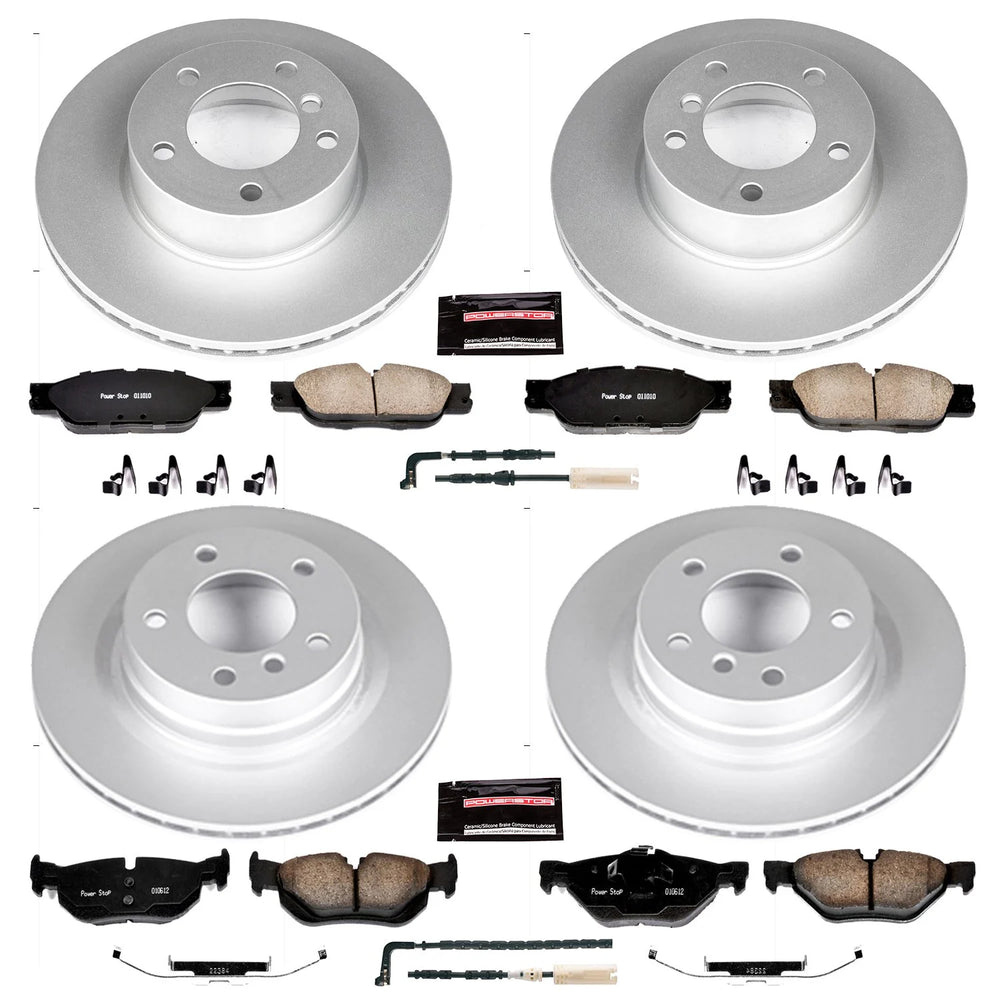 Power Stop 2006 BMW 325i Front & Rear Z23 Evolution Sport Coated Brake Kit