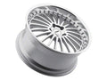 ~(37 lbs. 22X22X12)~ TSW SILVERSTONE 20x10.0 5/114.3 ET40 CB76.1 SILVER W/MIRROR CUT FACE AND LIP