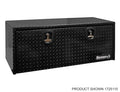 TOOLBOXALUMINUM14X16X24BLK PDR COAT