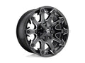 ~(50 lbs. 23X23X12)~ BATTLE AXE 20x9 8x170.00 GLOSS BLACK MILLED (1 mm)