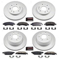 Power Stop 15-19 Cadillac Escalade Front & Rear Z17 Evolution Geomet Coated Brake Kit