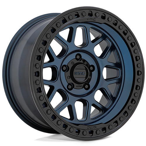 KM549 17X9 6X5.5 MN-BLUE GBLK-LP 18
