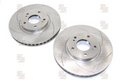 Project Mu Nissan ER33 Turbo Pure Plus6 Front 296x30mm Brake Rotors Uncoated