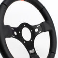 Stock Car Steering Wheel 13in Dished Suede