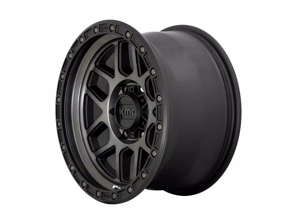 KMC Wheels black auto part