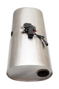 VAREX VALVED MUFFLER 3IN INLET DUAL 2.5IN OUTLETS 304SS