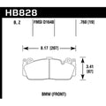 Hawk 12-20 BMW M2/3/4/5/6 DTC-70 Motorsports Front Brake Pads