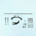 TAIL MOUNT SHIFTER D C6 TRANS W/BLK 8IN SGL BEND LEVER & MUSHROOM KNOB