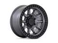 CALICO 20X9 6X5.5 0MM MATTE GUNMETAL W/ MATTE BLACK LIP
